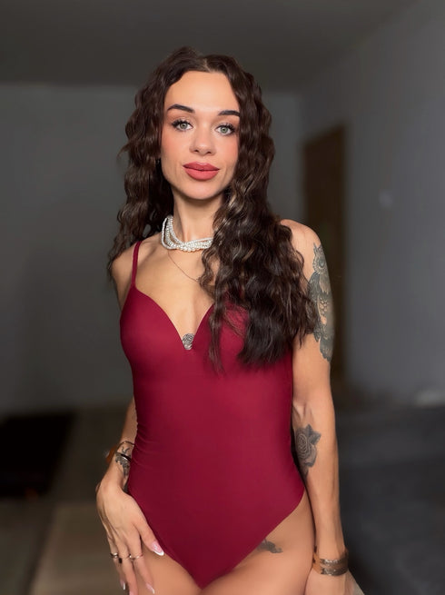 ELYNDI, корректирующее боди - бордо